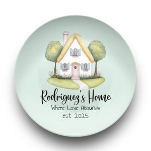 Unique Home Decor, Personalized Housewarming Gift, New Homeowners, Realtor Closing Gift, First House Keepsake Custom Cartoon House Photo