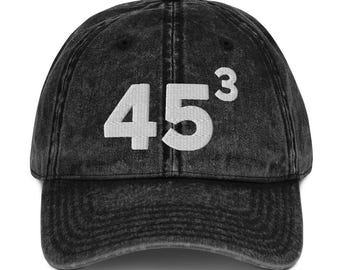 45 Trump 2028 Hat (Embroidered Vintage Cotton Twill Cap) Donald Trump Third Term Hats