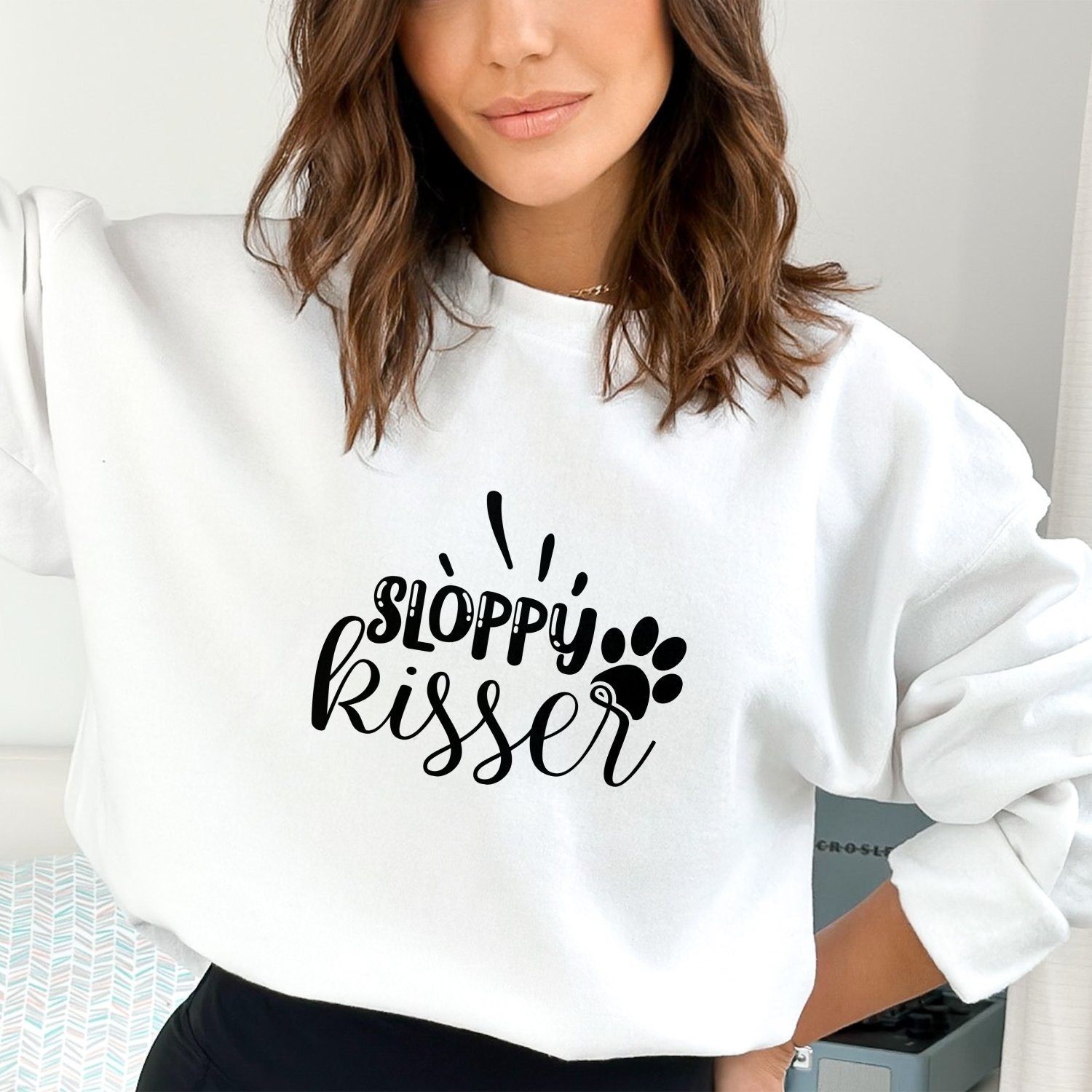 Ladies sloppy sweatshirt hotsell