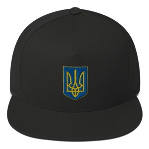 Ukraine Snapback Cap, Ukraine Embroidered Hat, Stand With Ukraine Hat, Support Ukraine, Ukraine Flag Symbol Hat