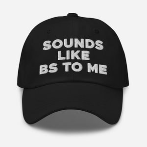 Custom Patchwork Trucker Hat “Sounds Like BS” Sounds Like Bs - Etsy main image 2