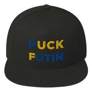 Anti Russia Snapback Cap, Anti Russia Embroidered Hat, Puck Futin Hat , Anti War Hat