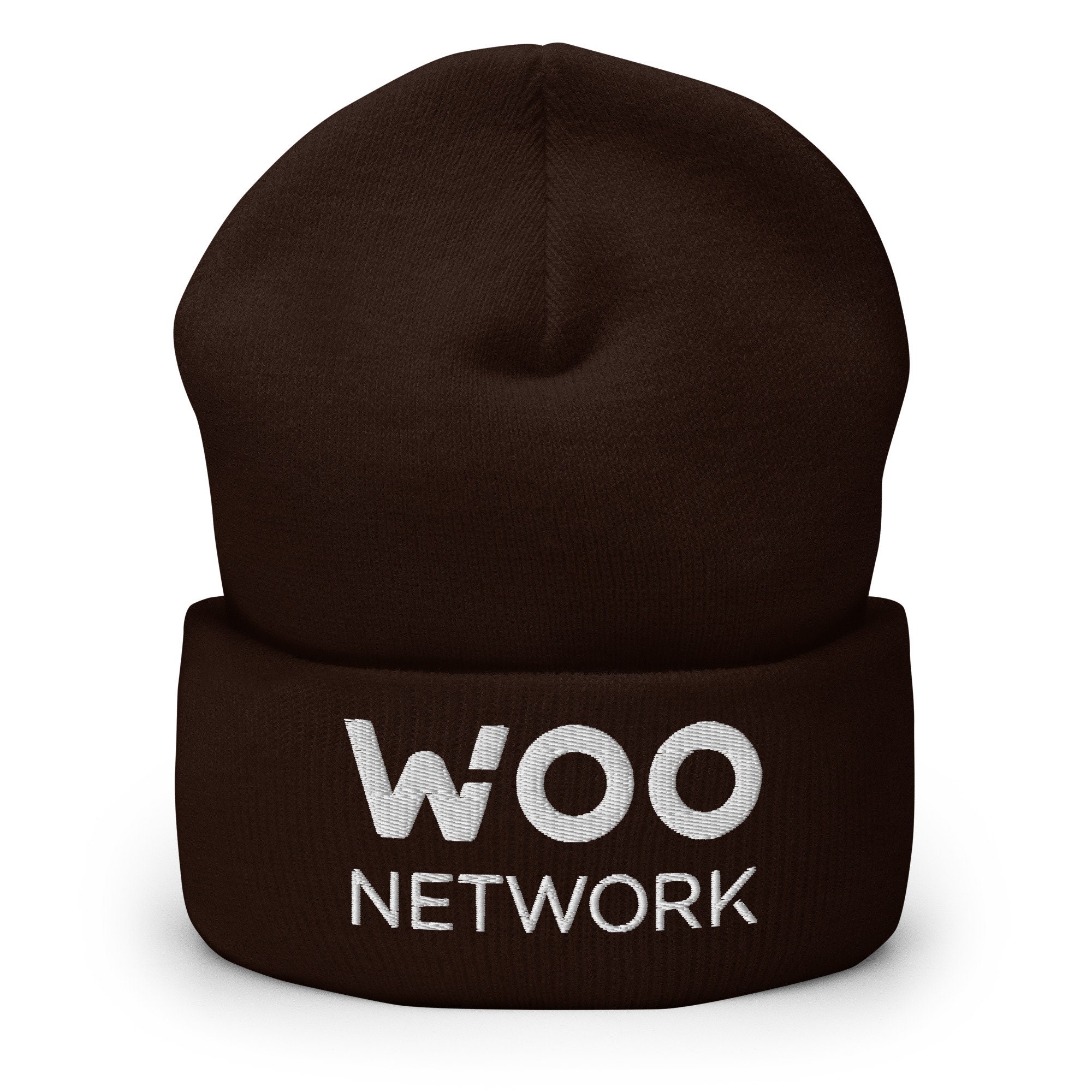 Woo Network Beanie, Woo Network Embroidered Hat, Woo Network Crypto Gift -  Etsy