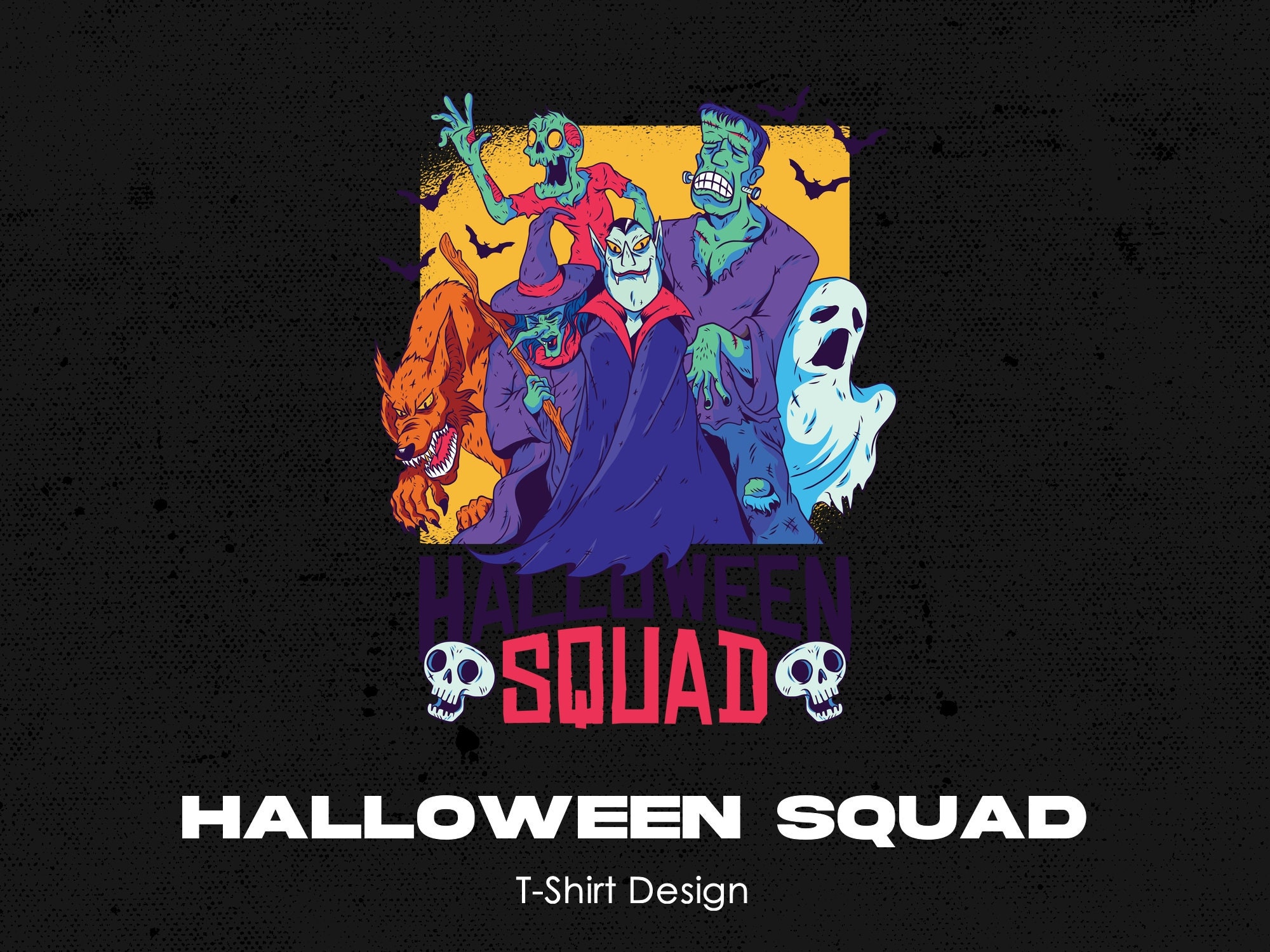 Discover Halloween Squad T-Shirt, Halloween Squad Gift Tee Shirt