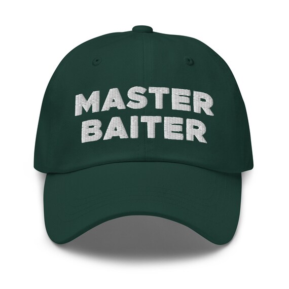 Master Baiter Hat embroidered, Funny Fishing Hats -  Canada