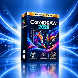 CorelDRAW Graphics Suite 2026 Livstidslicens (Omedelbar nedladdning