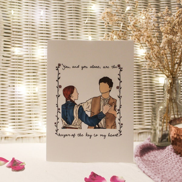 Anne of Green Gables Valentines or Anniversary Card