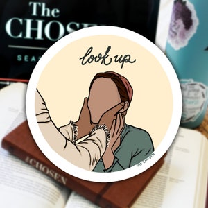 Look Up - Circle Design - The Chosen Sticker