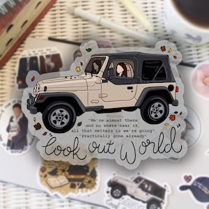 Look Out World Sticker - Lorelei Gilmore - GG sticker