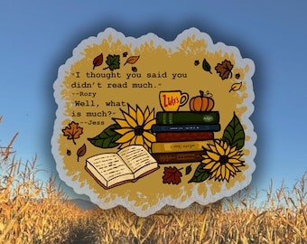 Read Much Sticker - Jess Mariano - Rory Gilmore - GG sticker