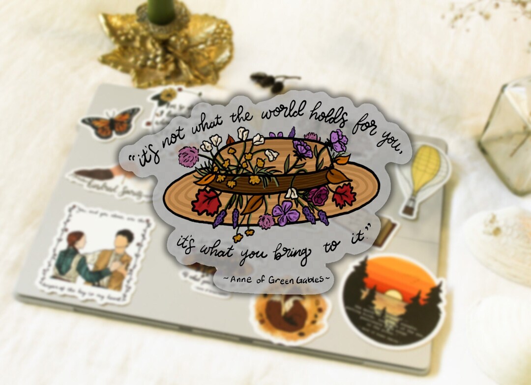 Anne of Green Gables Sticker - Anne's Hat - Anne With an E - Etsy