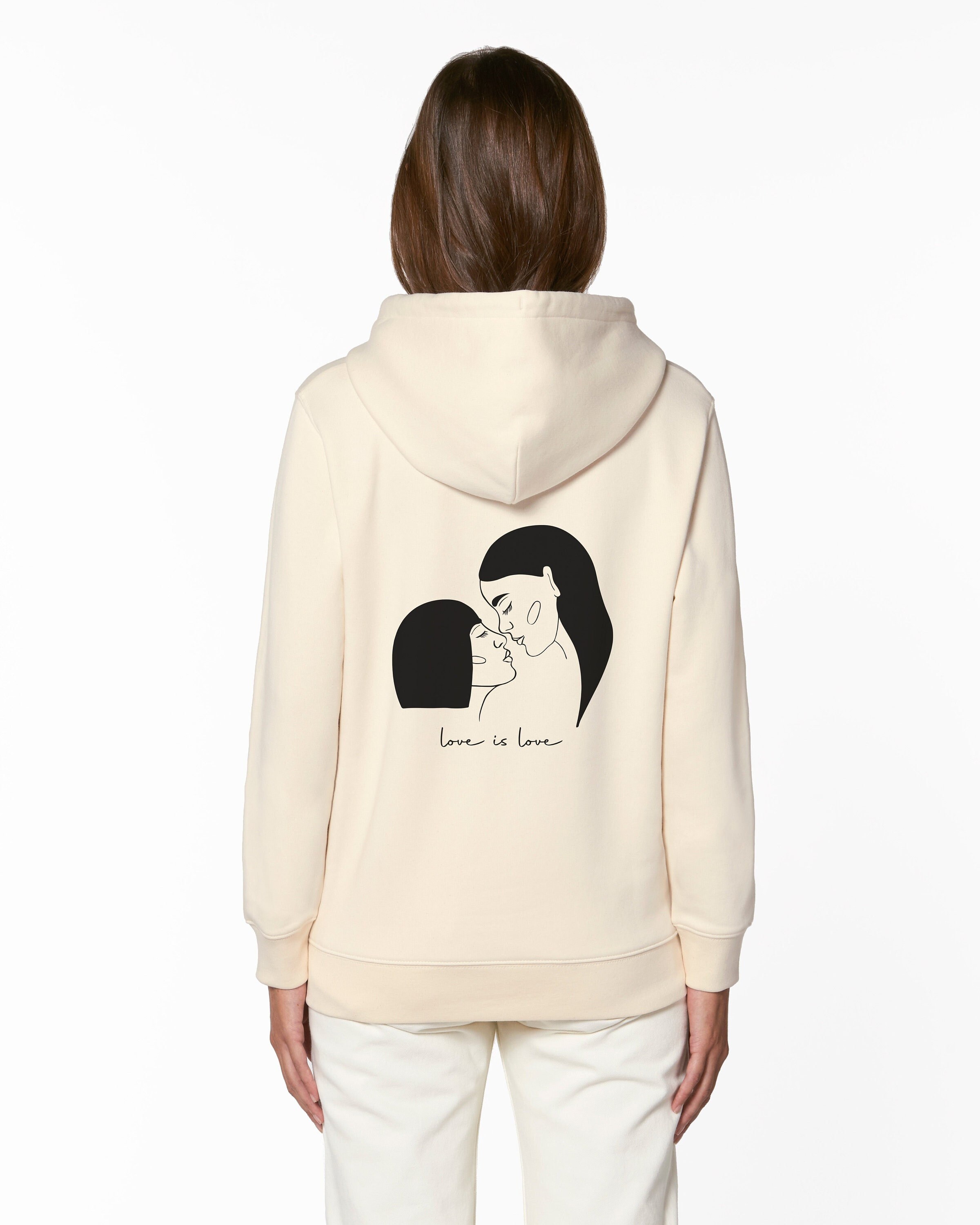 Love is Love Hoodie Fair Fashion Sustainable Vegan - Etsy