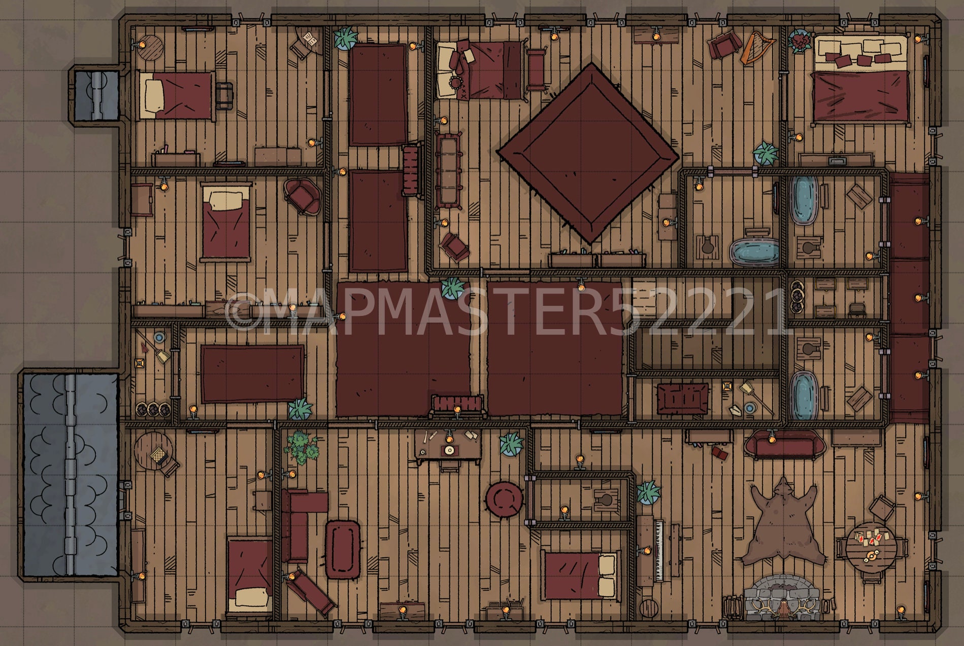 Dungeons & Dragons - Fantasy Home Interior - Etsy