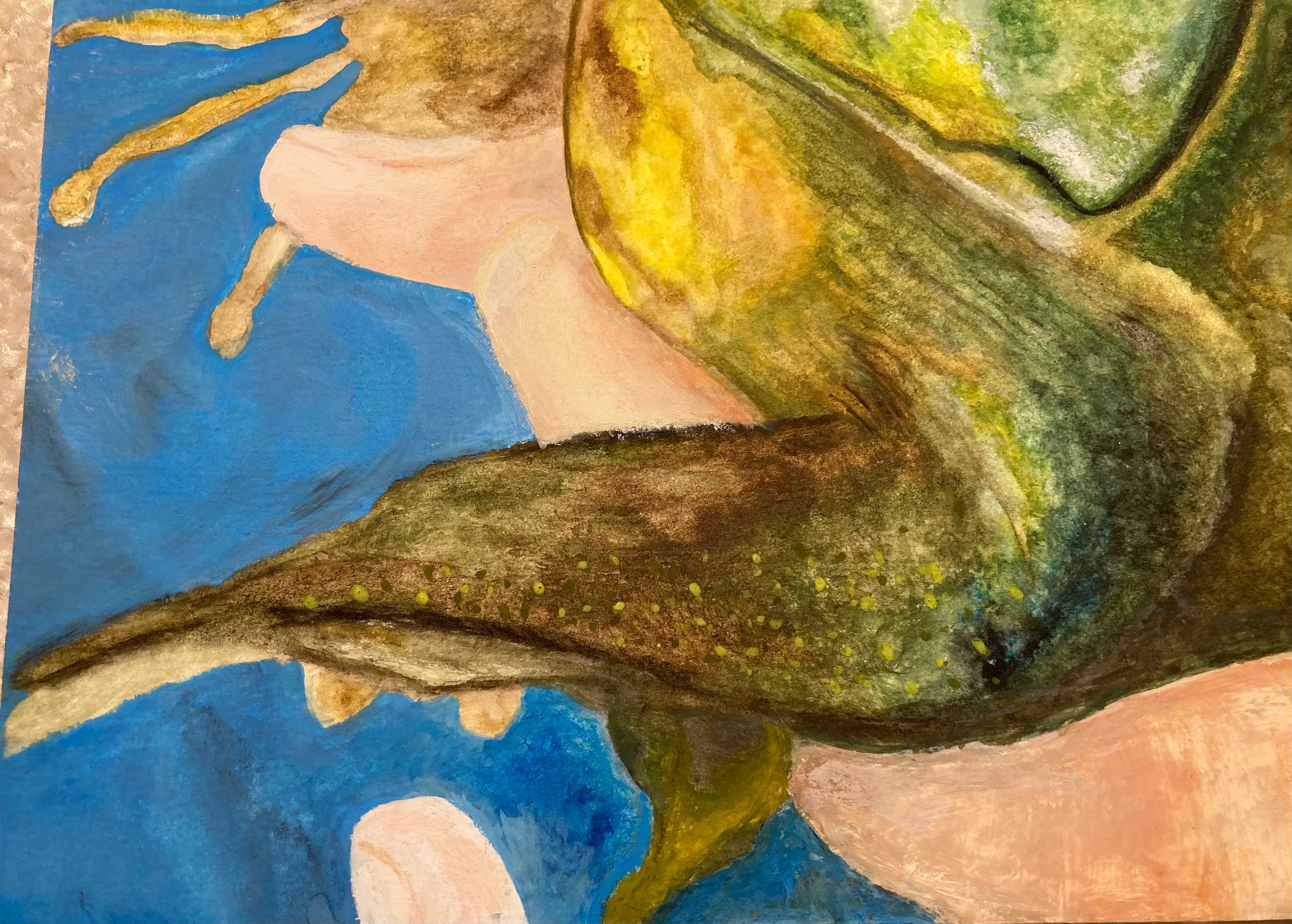 Bullfrog Original Watercolor Painting Print - Etsy