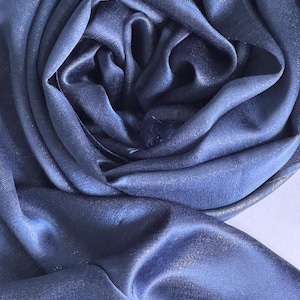 Central Chic&reg; - Scialle Satinato In Seta, Da Matrimonio, Pashmina Per Spose E Damigelle, Colore