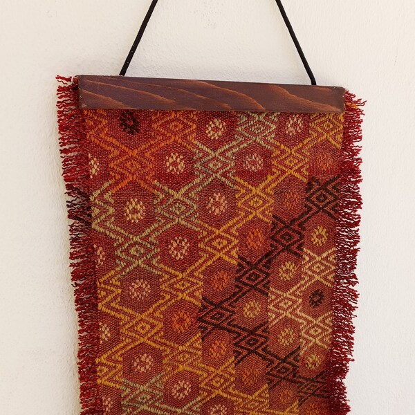 Red Wall Hanging Etsy