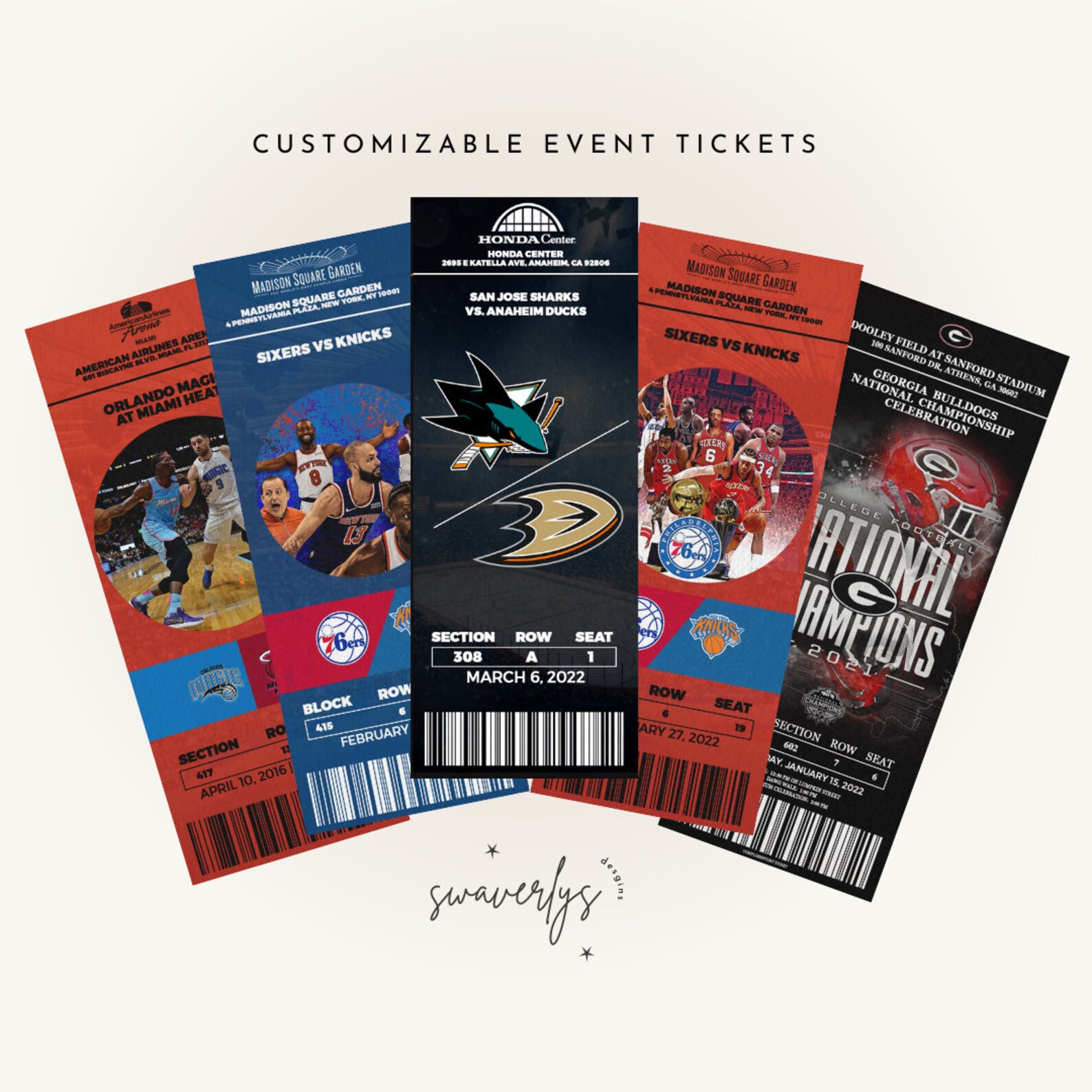 Downloadable Concert/sporting/event Tickets Etsy