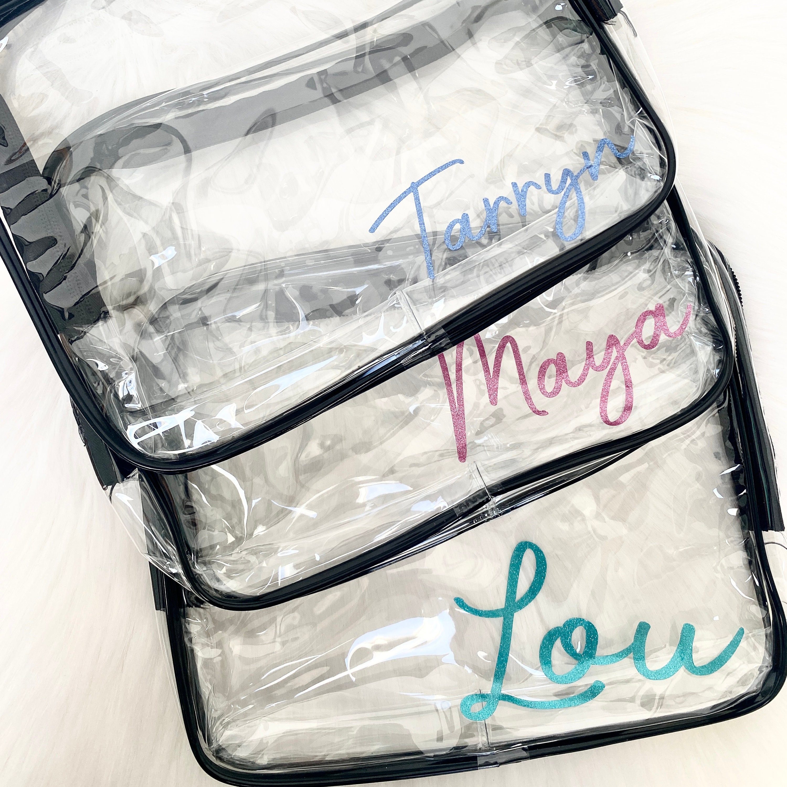 Bolsa De Maquillaje Transparente Portátil, Bolso De Mano Para Artículos