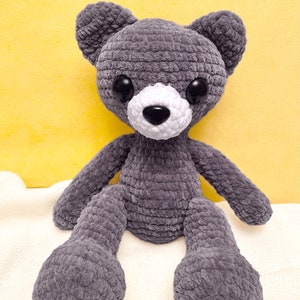 Theo the Teddy Bear Handmade Bear Toy Soft Toy Stuffed Toy Animal Toy Very Soft High Quality Nursery Decor Gift image 4