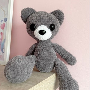 Theo the Teddy Bear Handmade Bear Toy Soft Toy Stuffed Toy Animal Toy Very Soft High Quality Nursery Decor Gift image 2