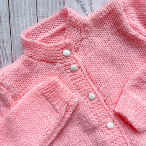 Kids Cardigan Beanie 1-3 y/o Hand knitted High Quality Very Soft Stretchy Oversize for babies image 2