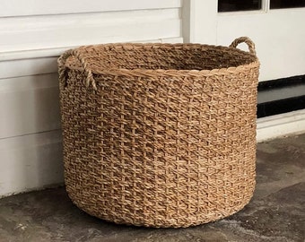 Large Round Basket Large Round Basket, Large Round Woven Basket
