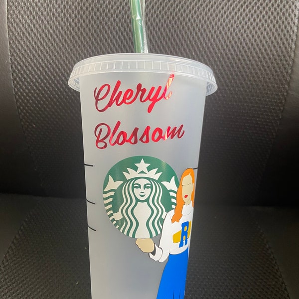 Cheryl Blossom-Riverdale Starbucks cold cup