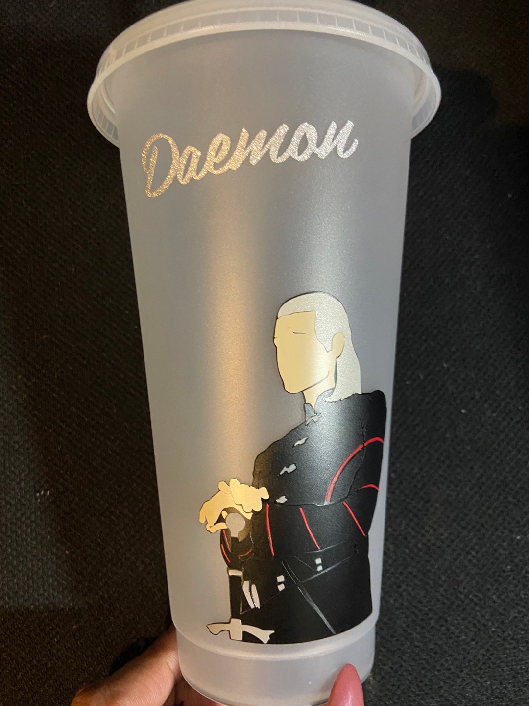 House of Dragons Daemon Targaryen Starbucks Inspired Cold Cup Etsy UK