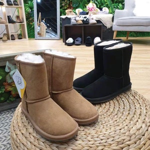 UGG Boots Australian Genuine Sheepskin Unisex Short Classic Suede