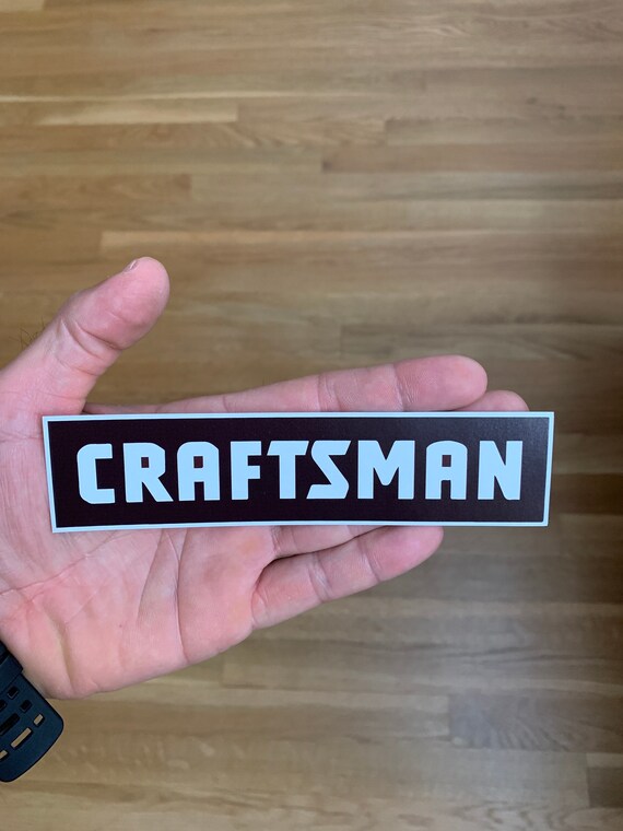 Craftsman Tools Sticker Tools Box Decal Car Bumper Etsy