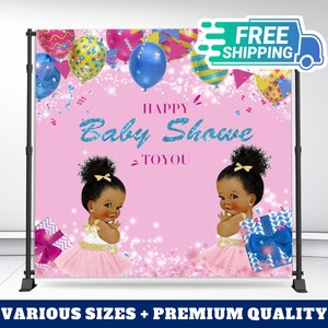 Custom Backdrop Banner | Complete Custom Design | Baby wishes Baby shower Party | Event Décor Sign | Photo Booth Backdrop | Step and Repeat