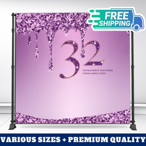 Custom Backdrop Banner | Complete Custom Design | Birthday Party Banner | Event Décor Sign | Photo Booth Backdrop | Step and Repeat
