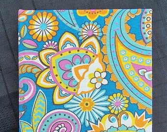 Paisley Fabric Covered Journal