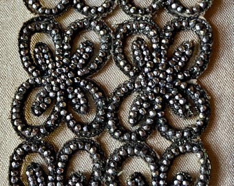 HABERDASHERY 8 SALVAGED VINTAGE Pieces. Diamanté, Faux Pearl, Beads and Crystals.