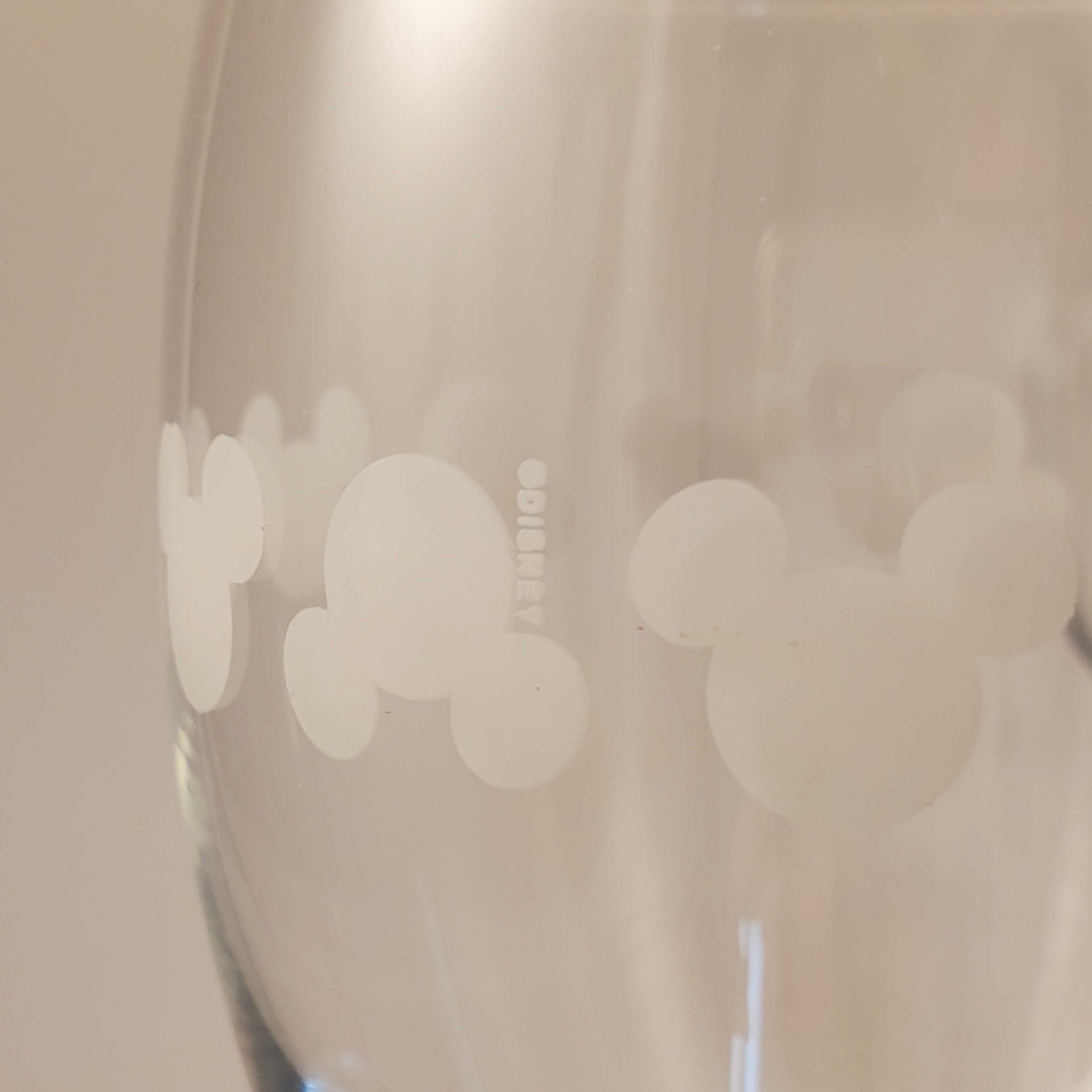 Disney Wine Glass - Mickey Mouse Icons - Black-KitGlass-2816