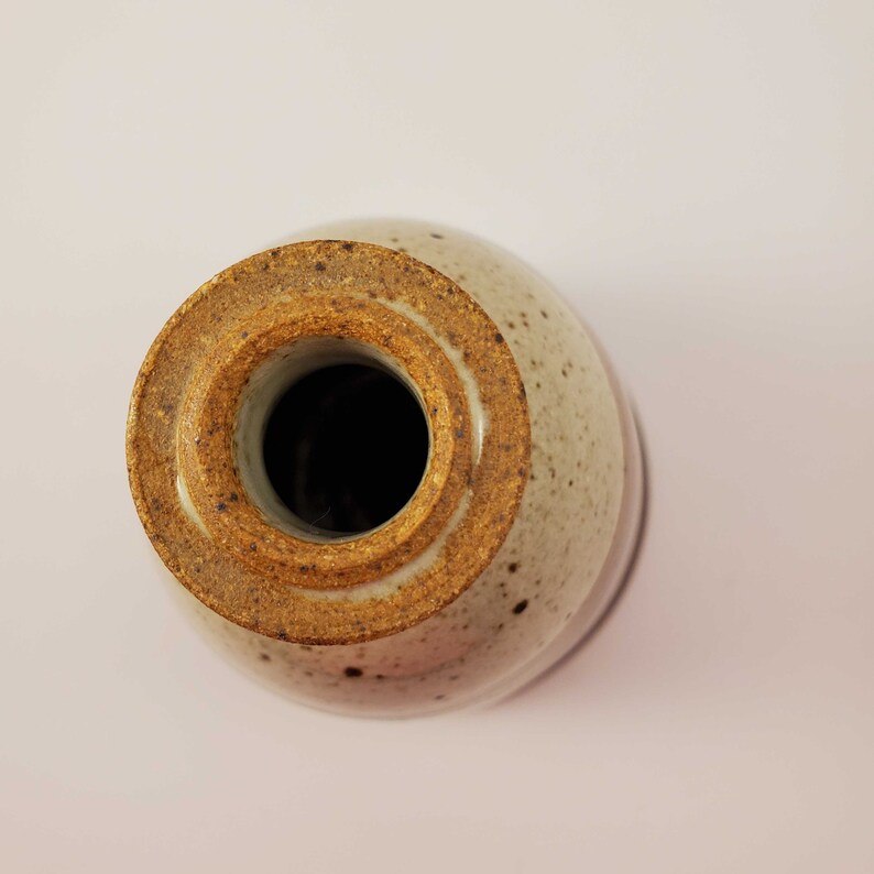 Art & Collectibles Vintage Donn Zver Stoneware Pottery Vase With Rich