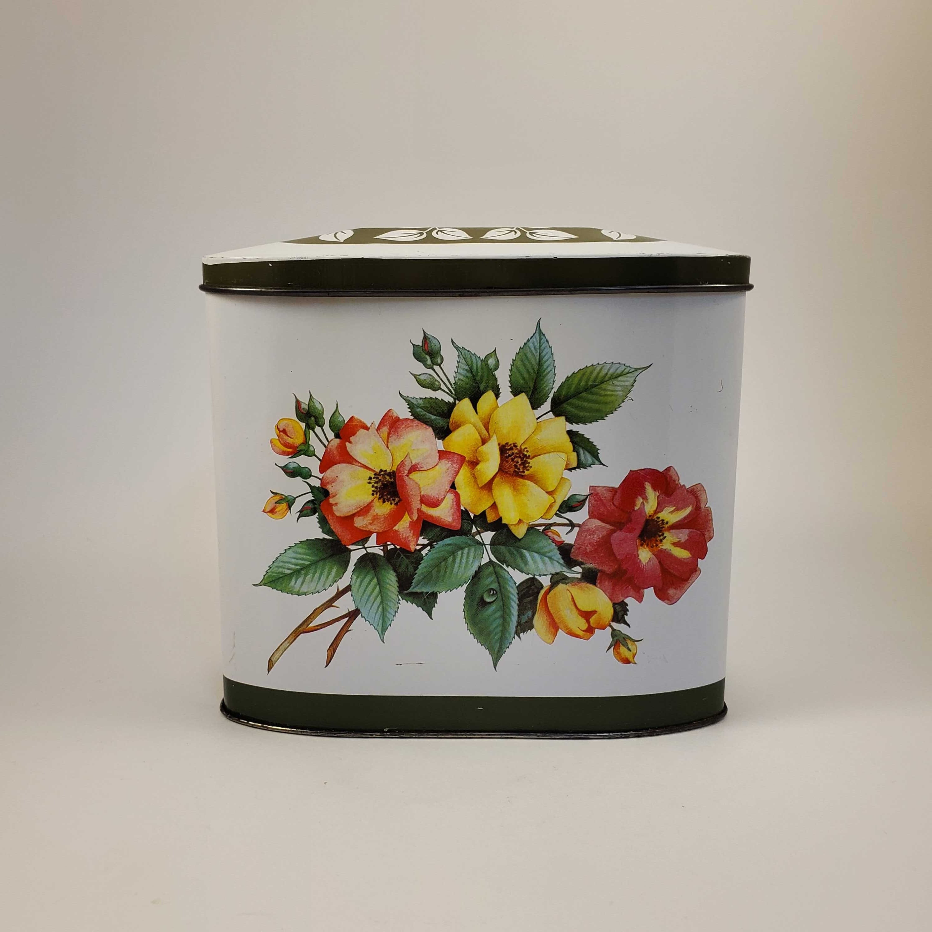 GORGEOUS Vintage Gray Dunn Biscuit Tin Manufacturers Tin Product