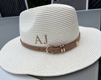 Personalised Straw Hat | Hen Party | Holiday | Personalised Gift