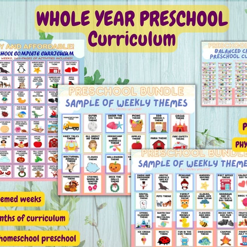 WHOLE YEAR Infant/toddler Curriculum Printable for Homeschool - Etsy