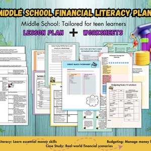 Middle School Financial Literacy Plan: Homeschool & Workshop Resource (Digital Download)