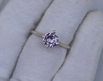 Sterling Silver Kunzite Ring: Handmade Gemstone Jewelry
