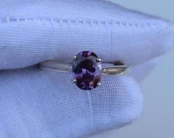Oval Kunzite Ring: 925 Sterling Silver, Handmade Gemstone Ring