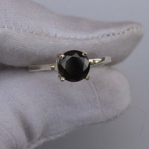 Black Onyx Ring Handmade Ring round Stone Ring Gemstone Ring Antique Ring Onyx Stone Ring Birthday Gifts Women Ring simple ring wedding ring