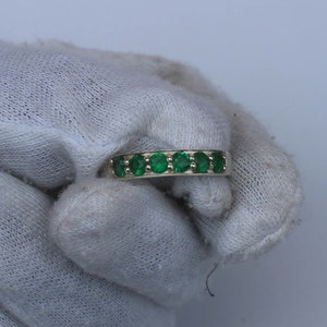 925 Solid Sterling Silver Ring Women Ring Emerald Ring Wedding Ring Emerald Gemstone Ring Birthstone Ring Gift Ring unique ring Silver Ring