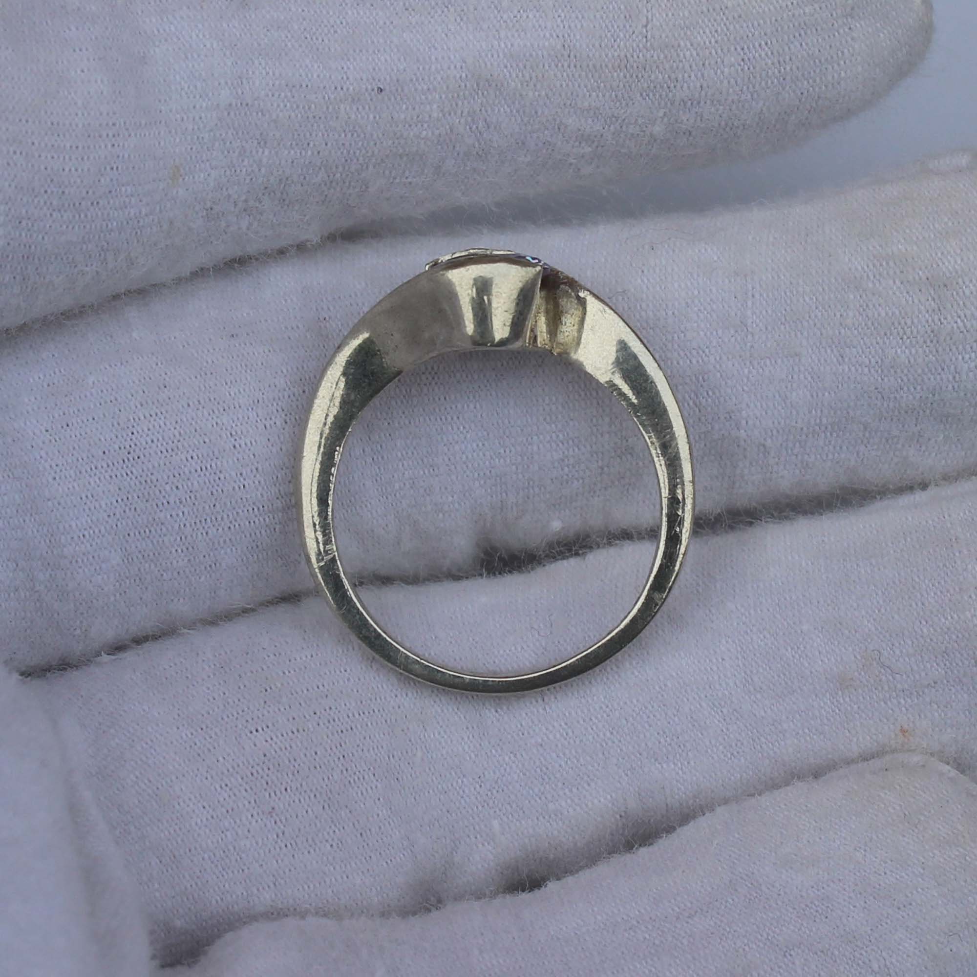 クンツァイトリング：ハンドメイド925スターリングシルバーの宝石