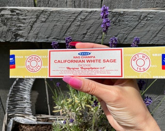 Satya Californian White Sage Incense Sticks 1 box
