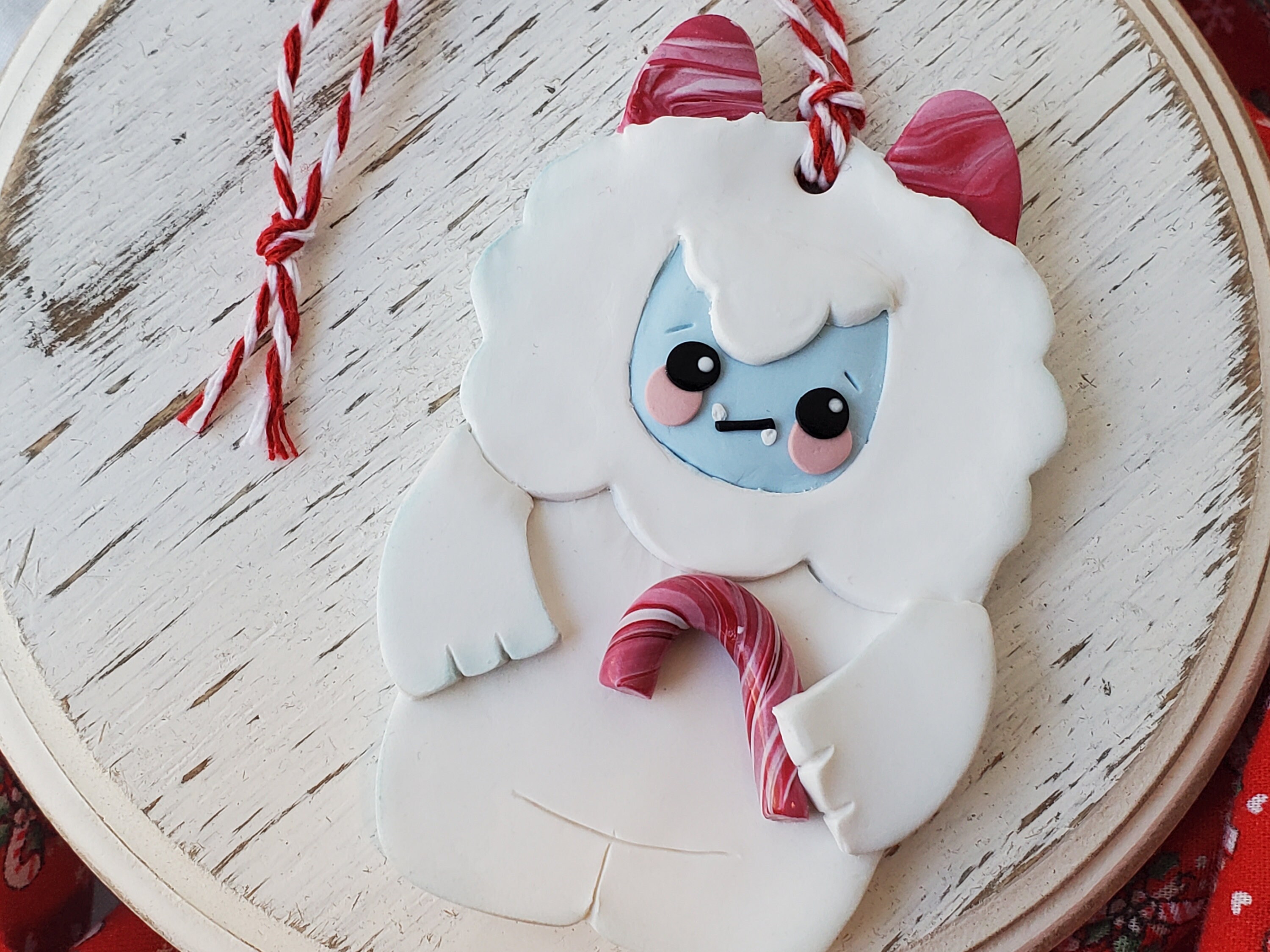 Gentle Smile Yeti Ornament