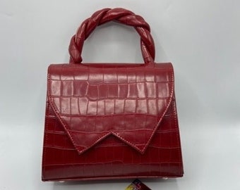 dark red handbags
