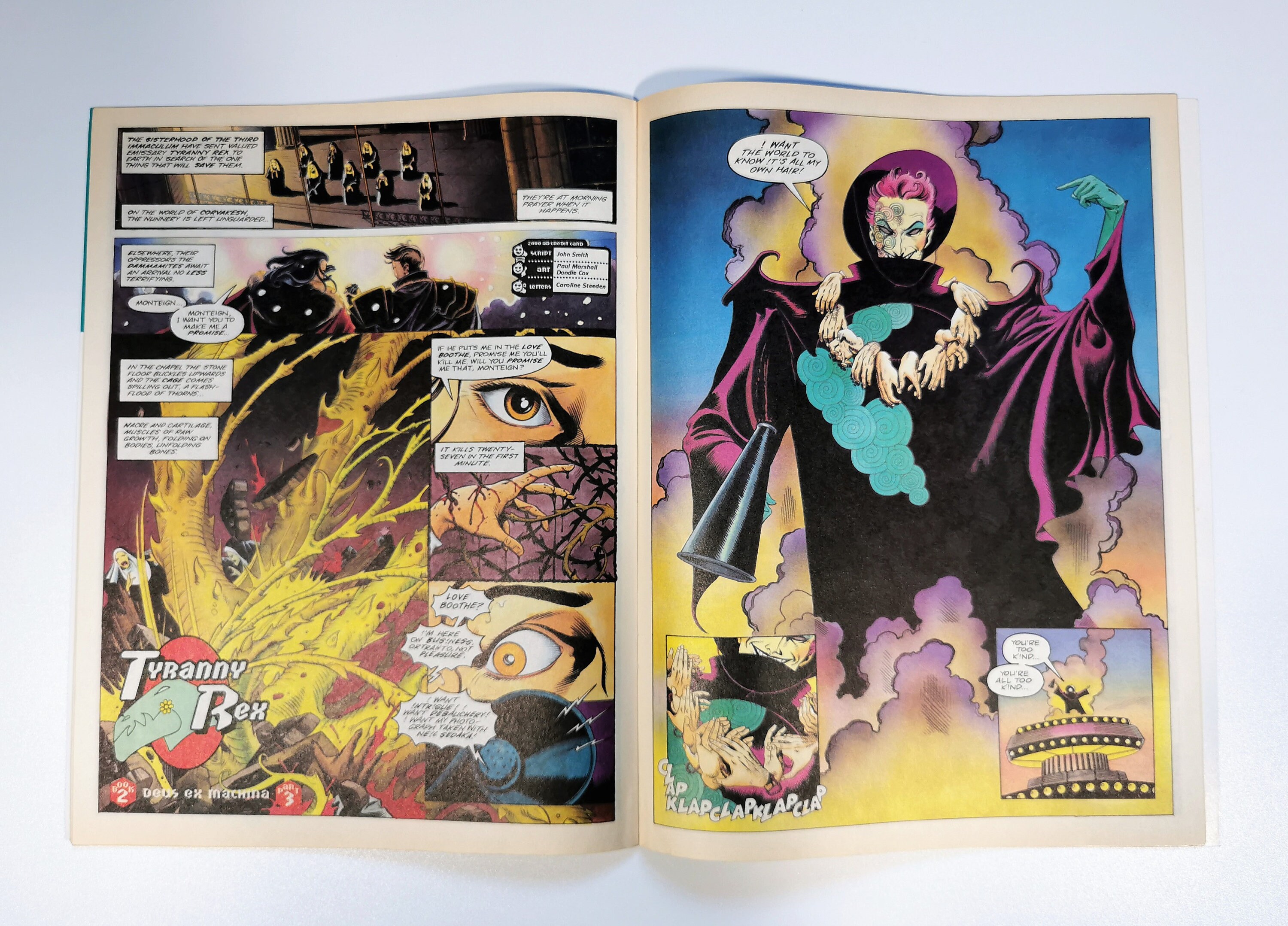 Retro Original 2000AD Tyranny Rex 1994 Comic in Display Frame - Etsy