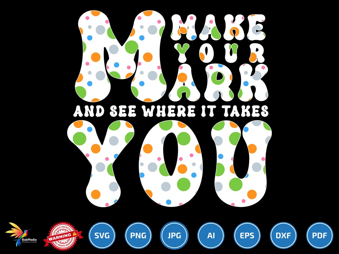 Happy Dot Day Svg International Dot Day Svg September 15th Etsy